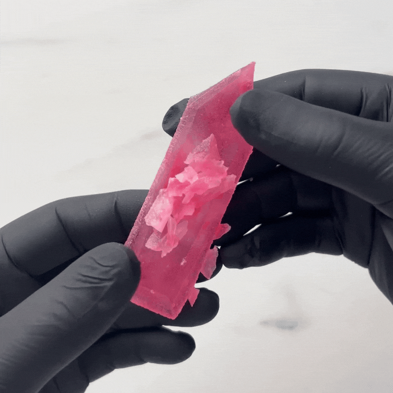 Cristallo Commestibile rosa