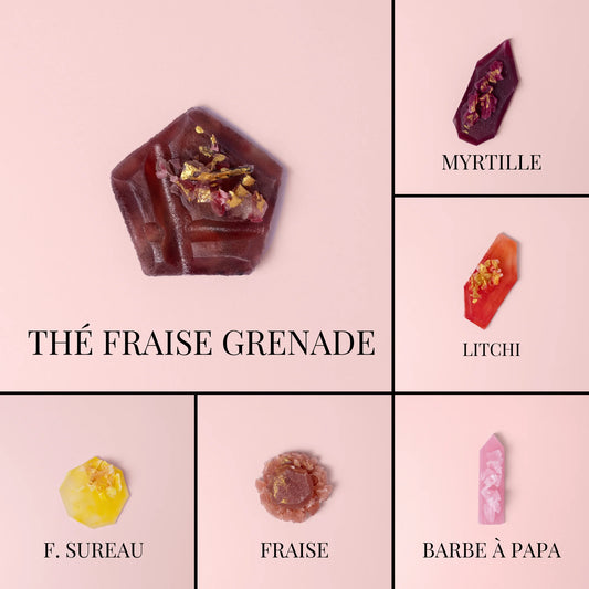 Collection Jade - 6 Cristaux Comestibles