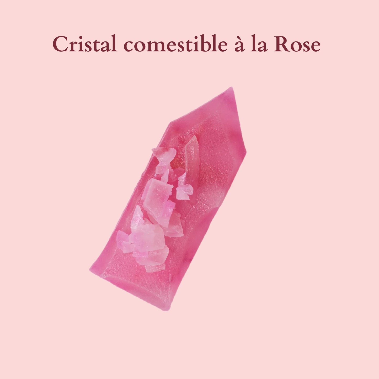 Cristallo Commestibile rosa