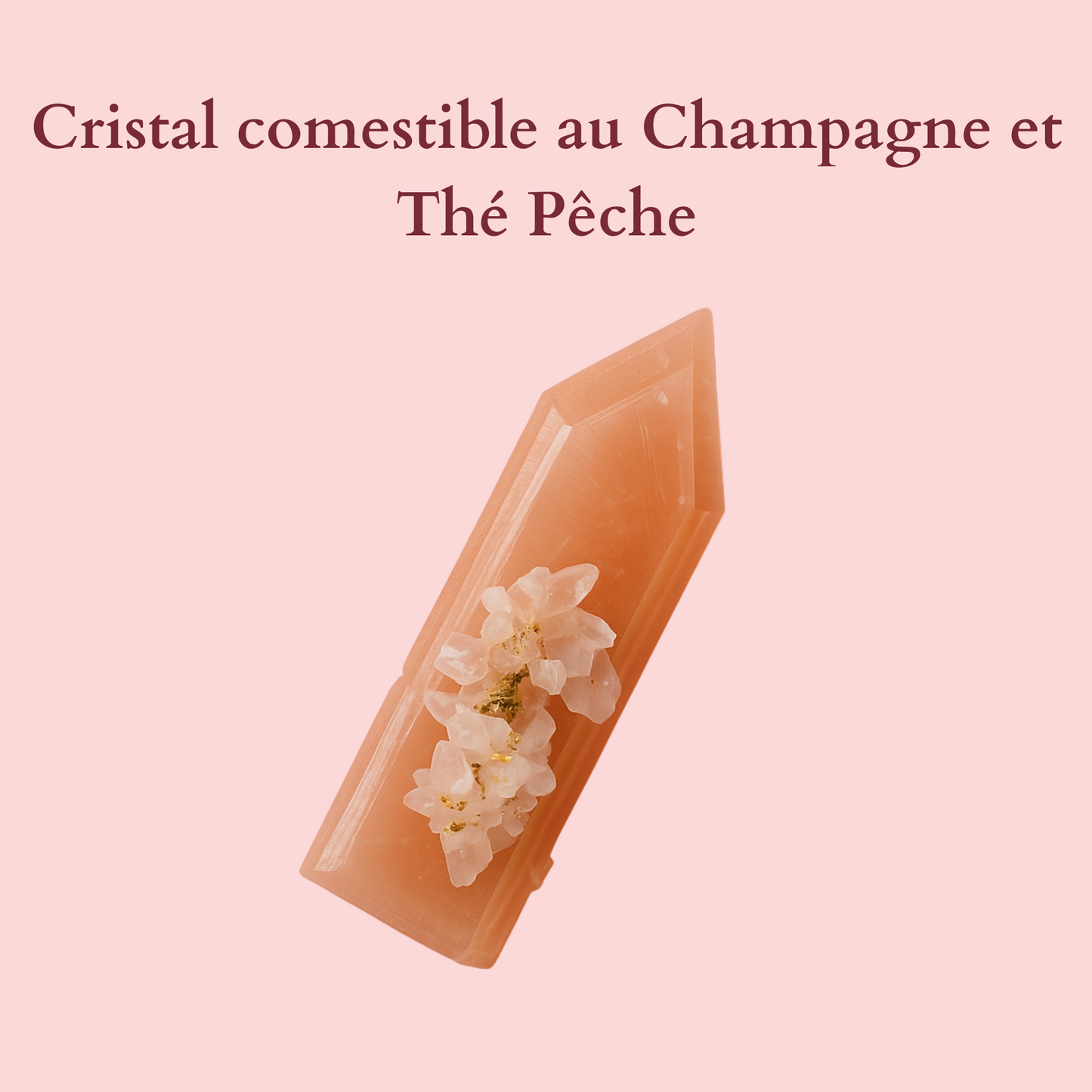 Edible crystal champagne and fishing