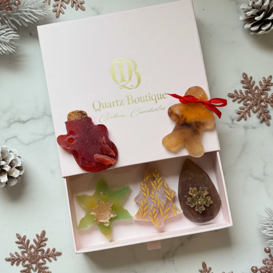 Coffret de Noël - 5 Cristaux Comestibles