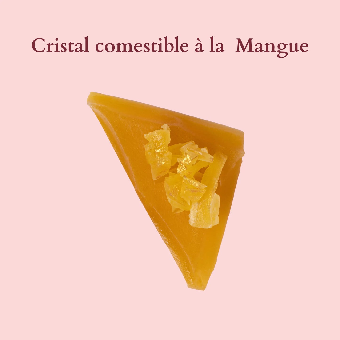 Edible mango crystal