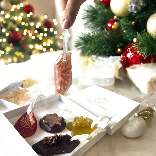 Coffret de Noël 5 cristaux comestibles