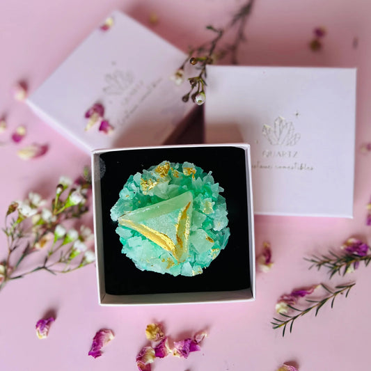 Cristal Comestible à la Fraise Quartz Boutique